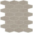 Classentino Marble in Coliseum Gray Matte - Hex Mosaic Tile