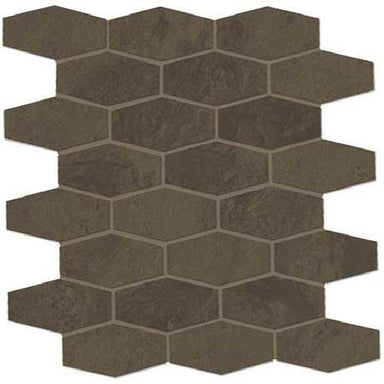 Classentino Marble in Imperial Brown Matte - Hex Mosaic Tile