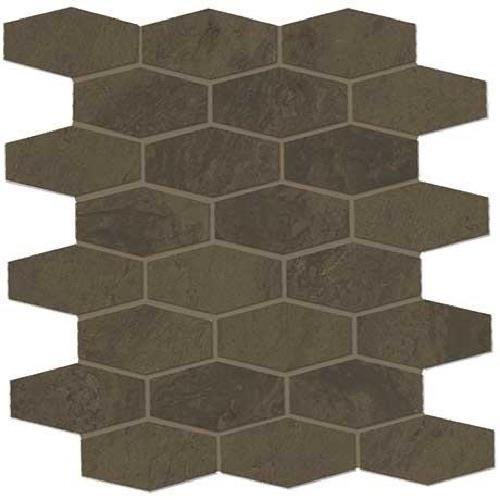 Classentino Marble in Imperial Brown Matte - Hex Mosaic