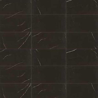 Classentino Marble in Centurio Black Polished - 12x24 Tile