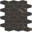 Classentino Marble in Centurio Black Matte - Hex Mosaic Tile