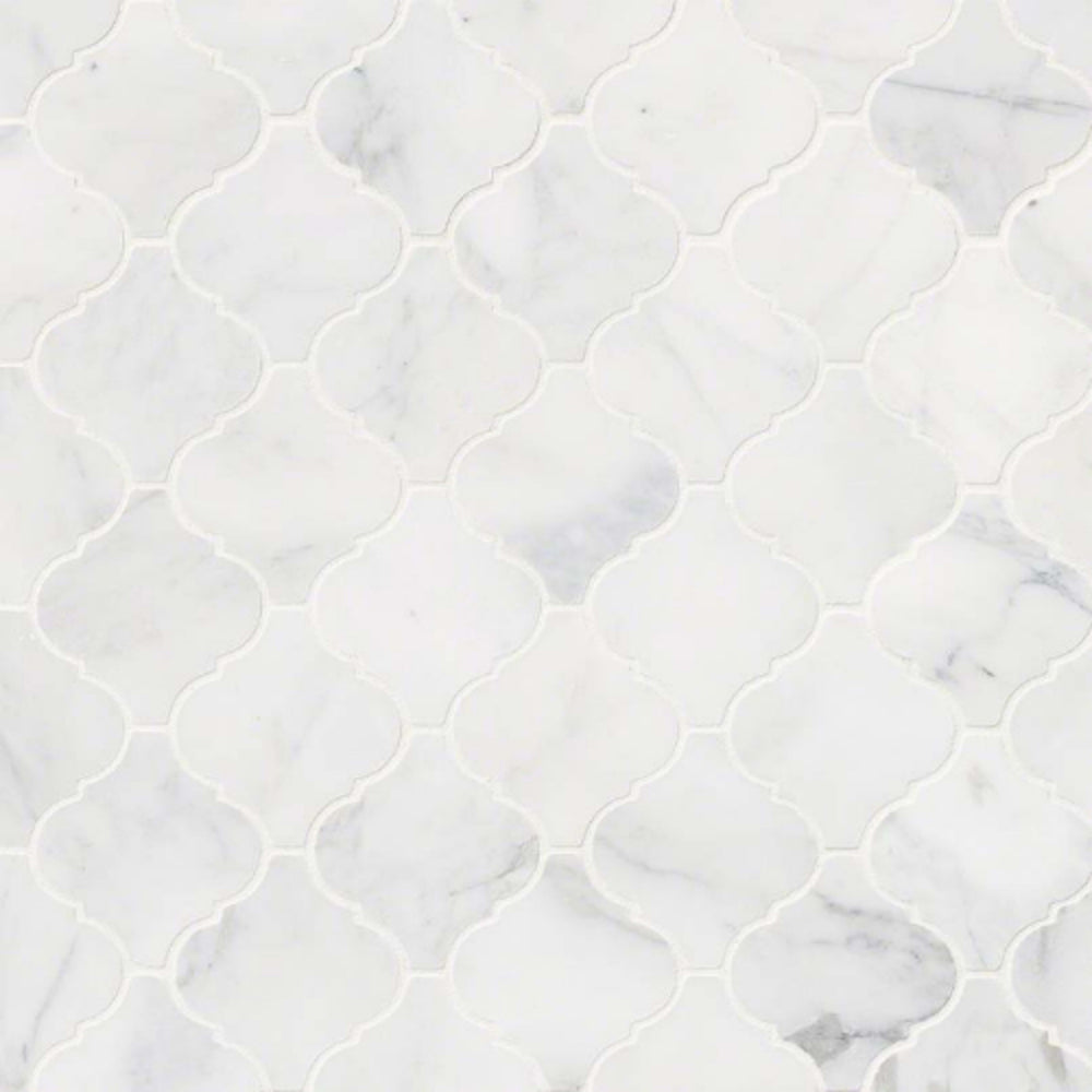 Calacatta Cressa in Calacatta Cressa Arabesque Tile Natural Stone