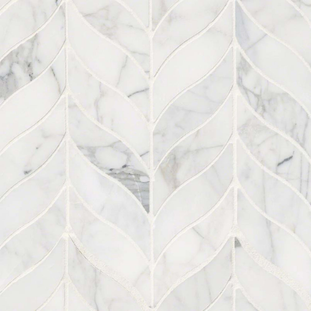 Calacatta Cressa in Calacatta Cressa Leaf Pattern Honed Natural Stone