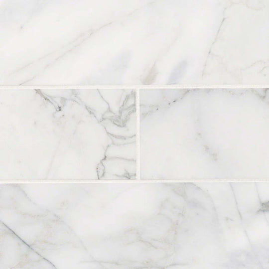 Calacatta Cressa in Calacatta Cressa Marble Subway Tile 4x12