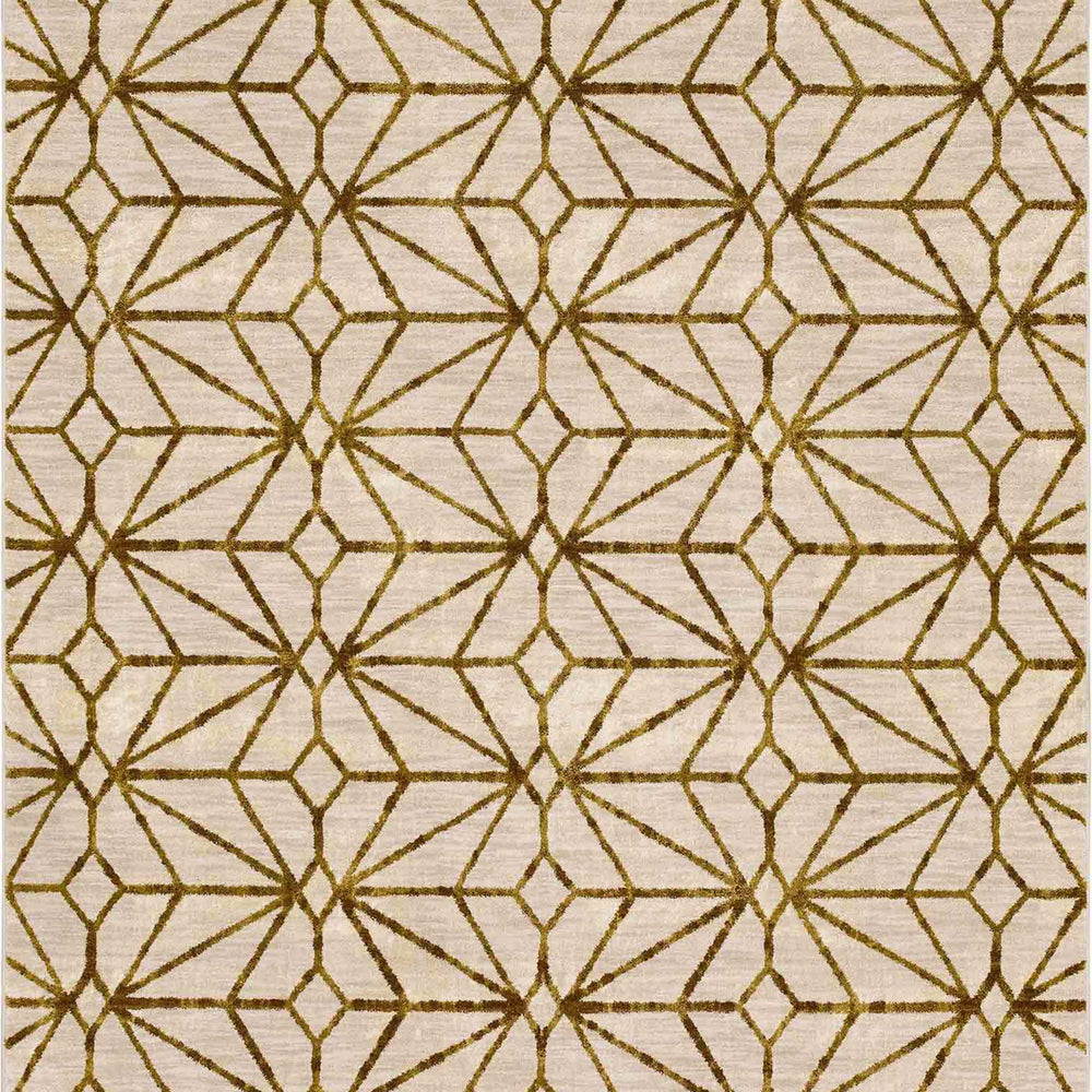 Celeste Brushed Gold in Brushed Gold 5'3"x7'10" Area Rugs