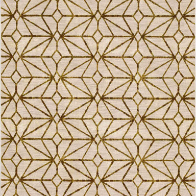 Celeste Brushed Gold in Brushed Gold 5'3"x7'10" Area Rugs