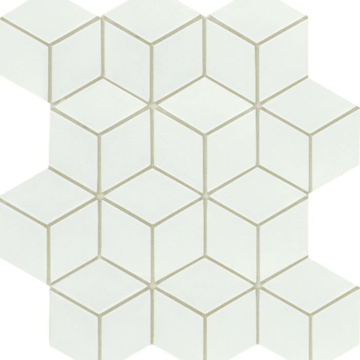 Concept in White Cube Glass Tile