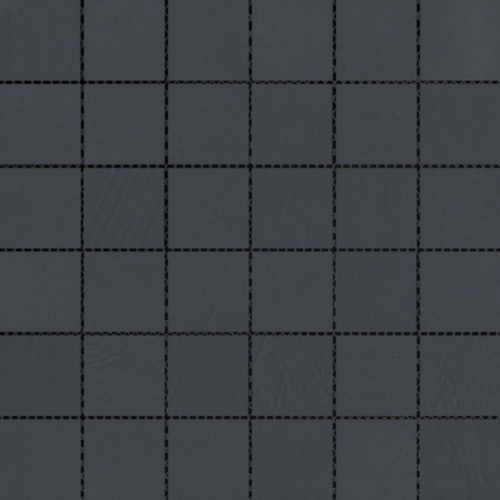 Council in Black 2" X 2" Mosaic Mesh Matte Tile