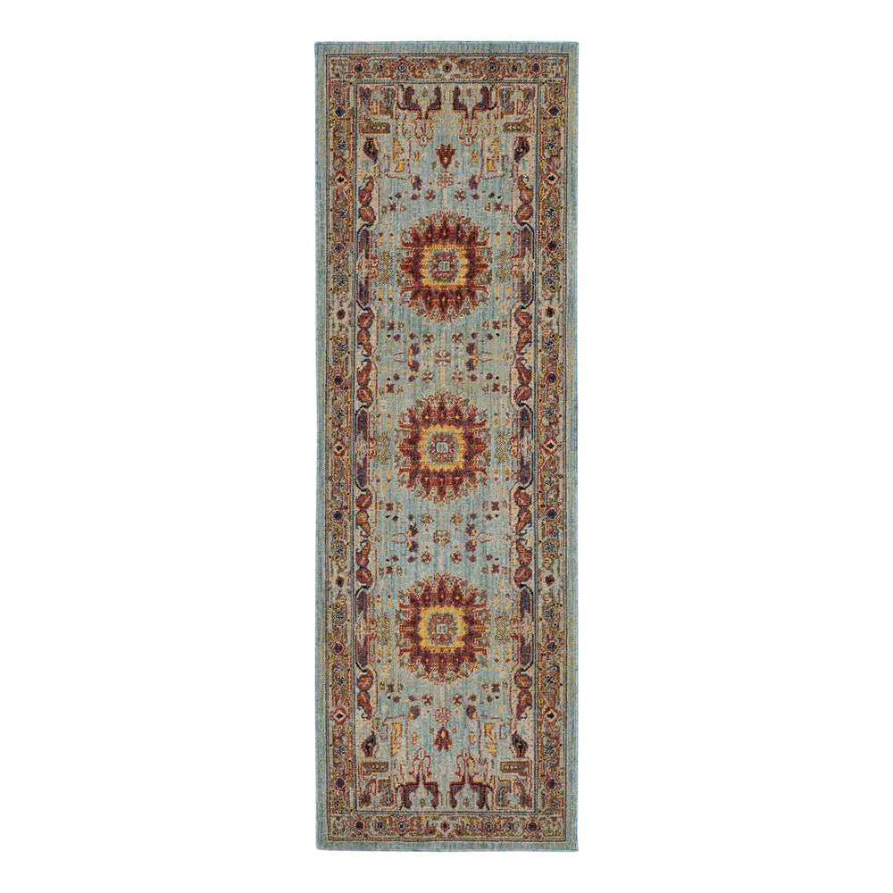 Covetous Blue in Blue 2'4"x7'10" Area Rugs