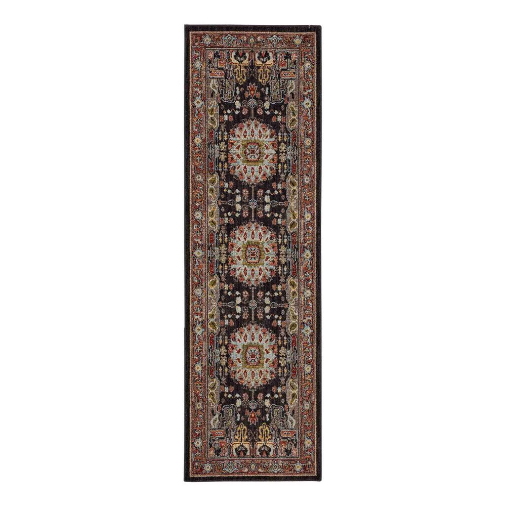 Covetous Charcoal in Charcoal 2'4"x7'10" Area Rugs