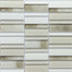 La Vie in Cream Glass Tile