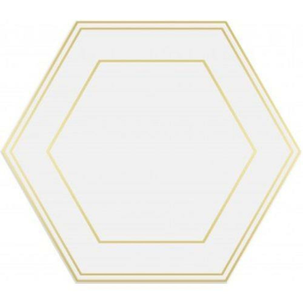 Hexaline in Comb White Tile