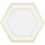 Hexaline in Comb White Tile