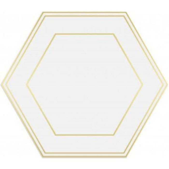 Hexaline in Comb White Tile