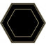 Hexaline in Comb Black Tile