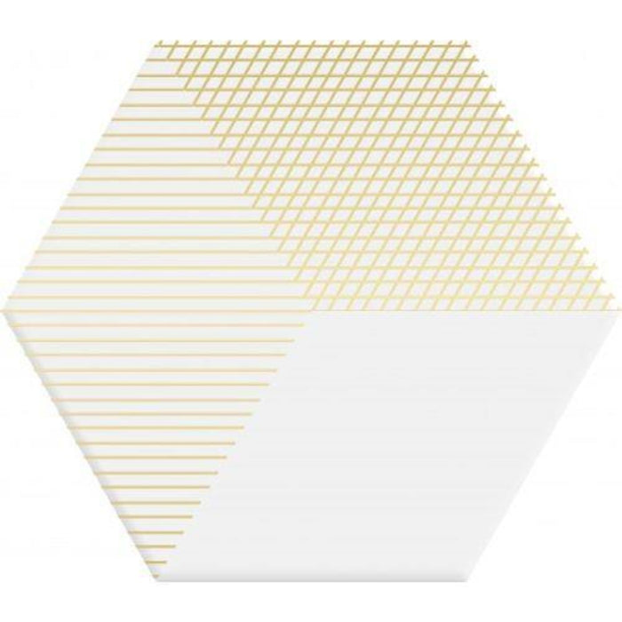 Hexaline in Mix White Tile