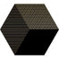 Hexaline in Mix Black Tile