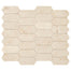 Marble Collection in Latte Elongated Hex Natural Stone
