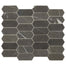 Marble Collection in Antico Scuro Elongated Hex Natural Stone