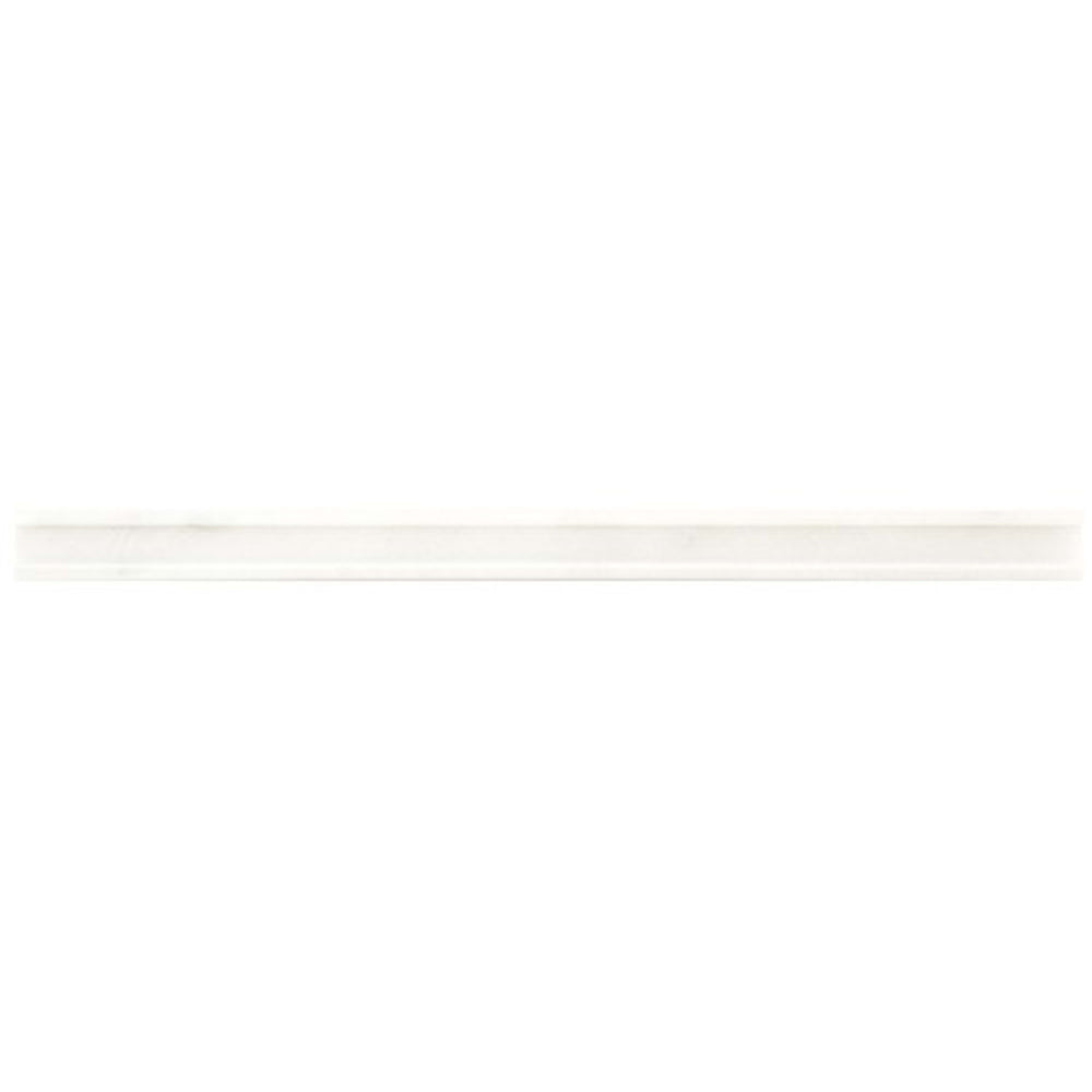 Marble Collection in Empyrean Ice Decorative .75x12 Honed Natural Stone