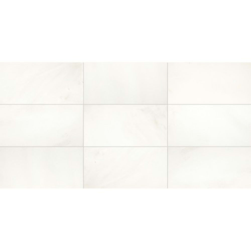 Marble Collection in Empyrean Ice 24x24 Honed Natural Stone