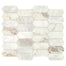 Marble Collection in Daphne White - Elongated Hex Natural Stone