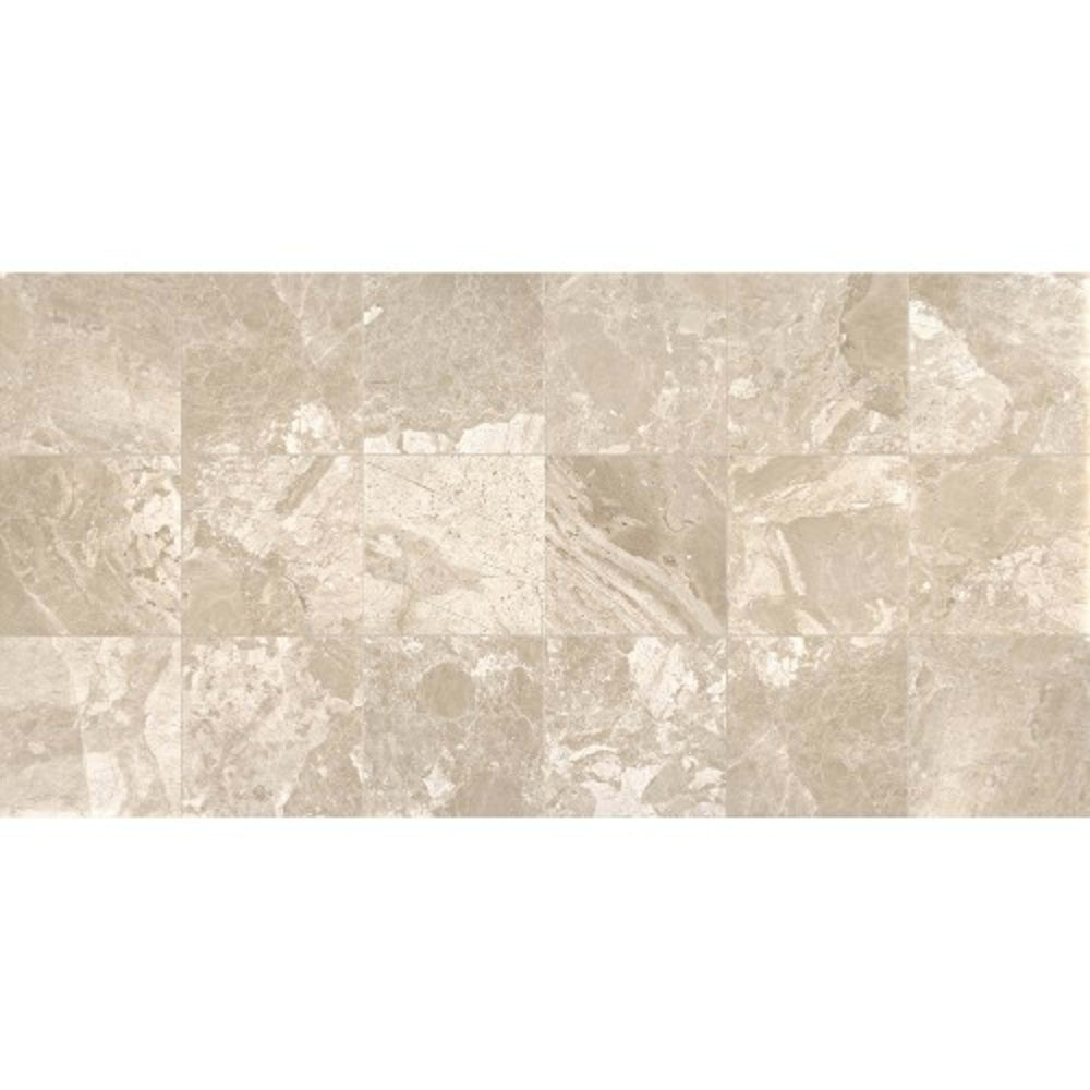 Marble Collection in Meili Sand 12x12 Polished Natural Stone