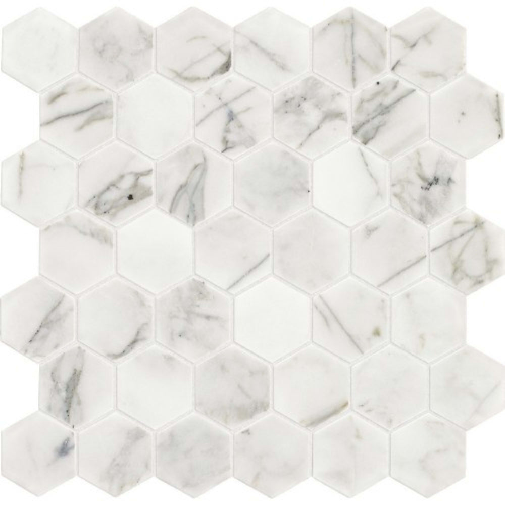 Marble Collection in Venetian Calacatta Hexagon Natural Stone