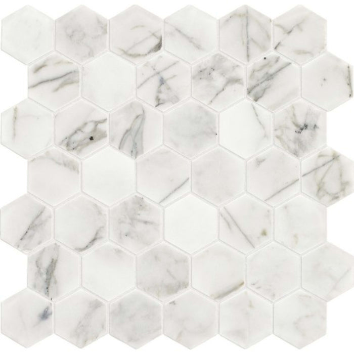 Marble Collection in Venetian Calacatta Hexagon Natural Stone