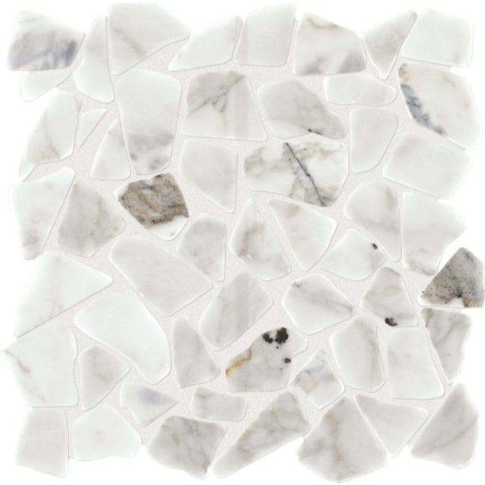 Marble Collection in Venetian Calacatta Pebble Natural Stone