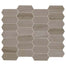 Marble Collection in Silver Screen Elongated Hex Natural Stone