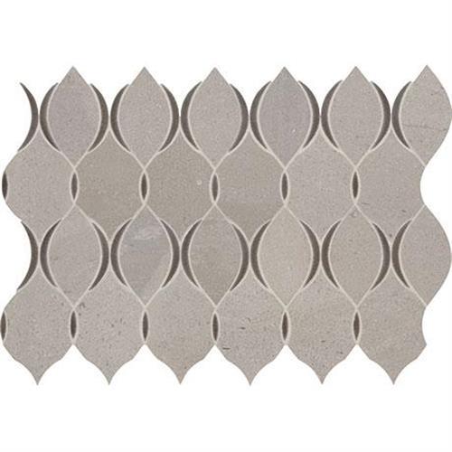 Predella in Meta Silver Blend Mosaic (Modern Lantern) - 11x7 Tile