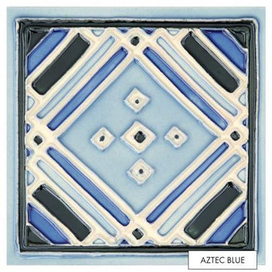 Deco Tile in Aztec Blue Tile