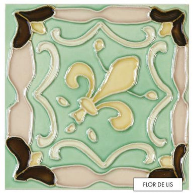 Deco Tile in Flor De Lis Tile