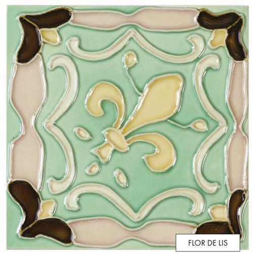 Deco Tile in Flor De Lis