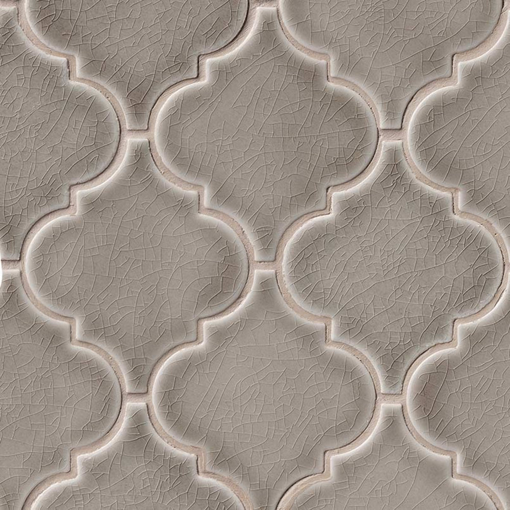 Highland Park in Dove Gray Arabesque Tile