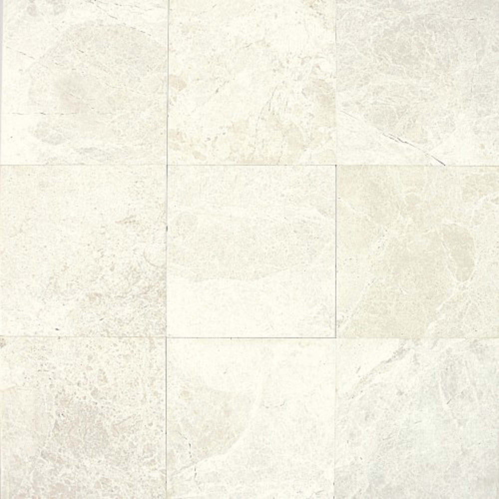 Marble Collection in White Cliffs 18x18 Polished Natural Stone