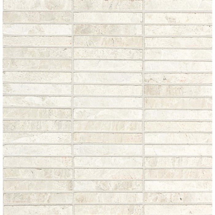 Marble Collection in White Cliffs Straight Joint Natural Stone