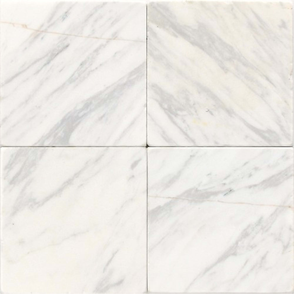 Marble Collection in Contempo White 12x12 Polished Natural Stone