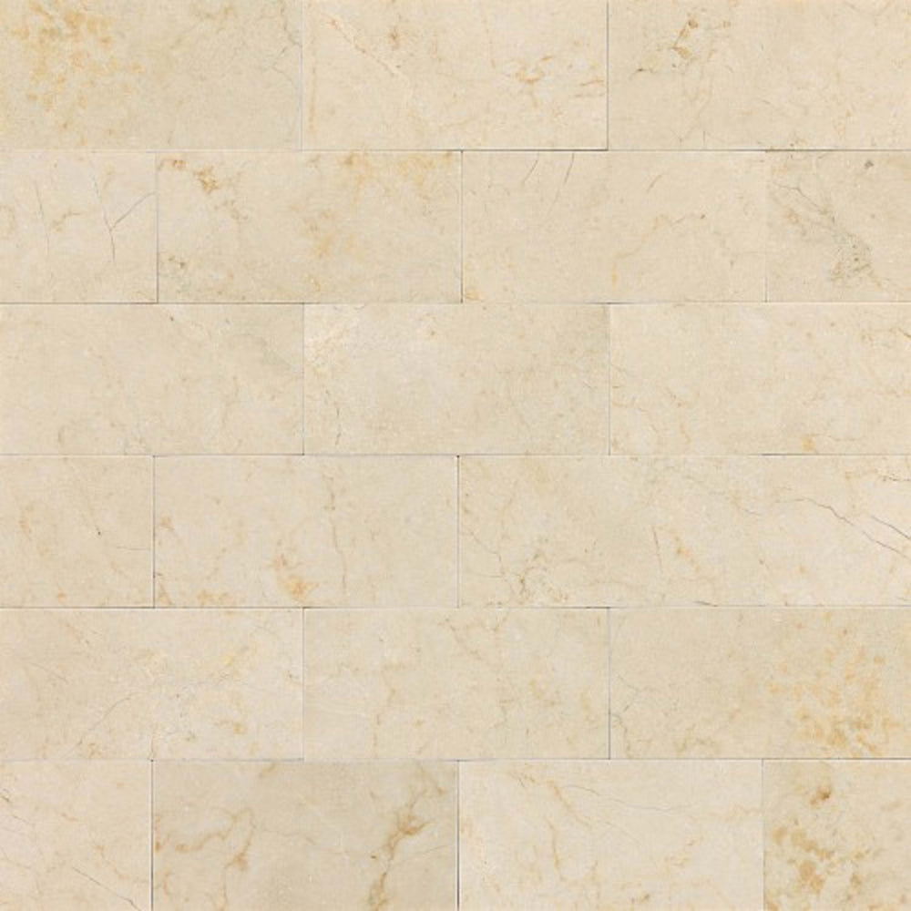 Marble Collection in Crema Marfil Classico 3x6 Honed Natural Stone