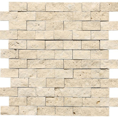 Travertine Collection in Mediterranean Ivory Brick Joint Natural Stone
