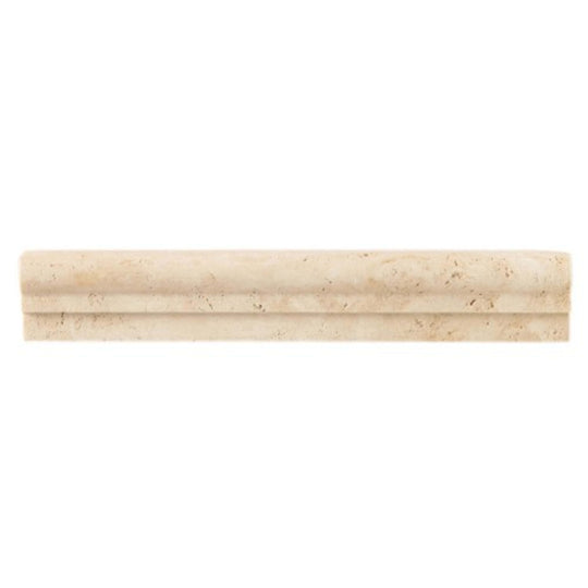 Travertine Collection in Mediterranean Ivory Decorative 2x12