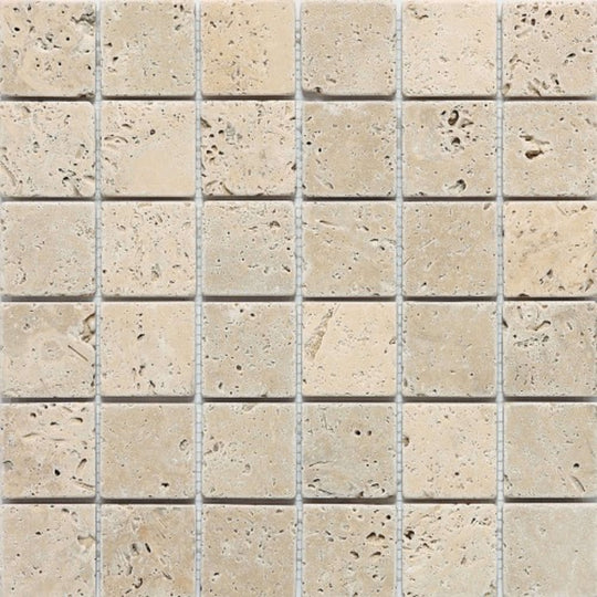 Travertine Collection in Mediterranean Ivory Straight Joint