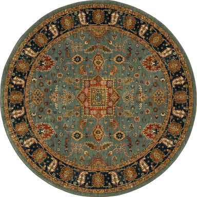 Deir Aquamarine in Aquamarine Area Rugs