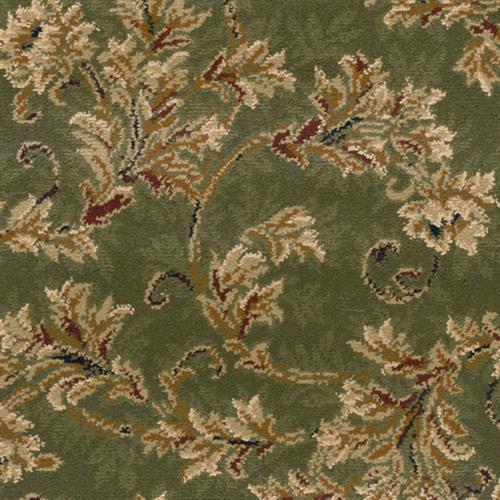 Earnest Collection - Scroll in Basil Carpet