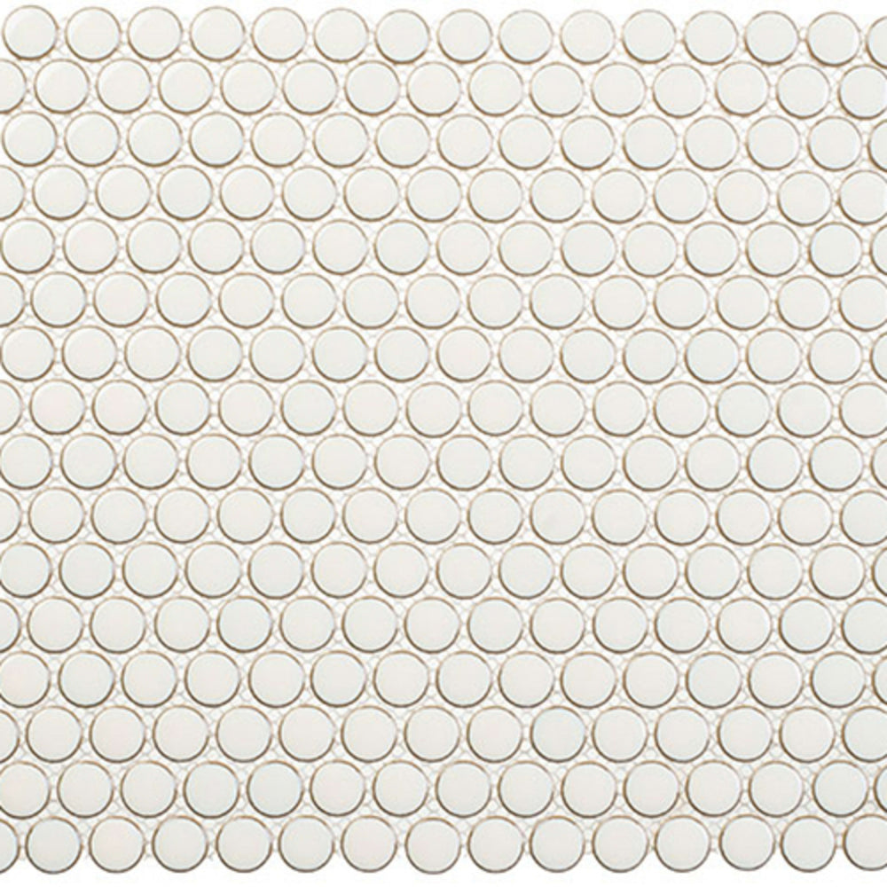 Effortless Collection - Penny Rounds in Relaxation Glass Tile