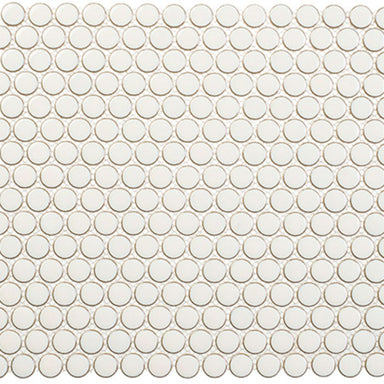 Effortless Collection - Penny Rounds in Relaxation Glass Tile