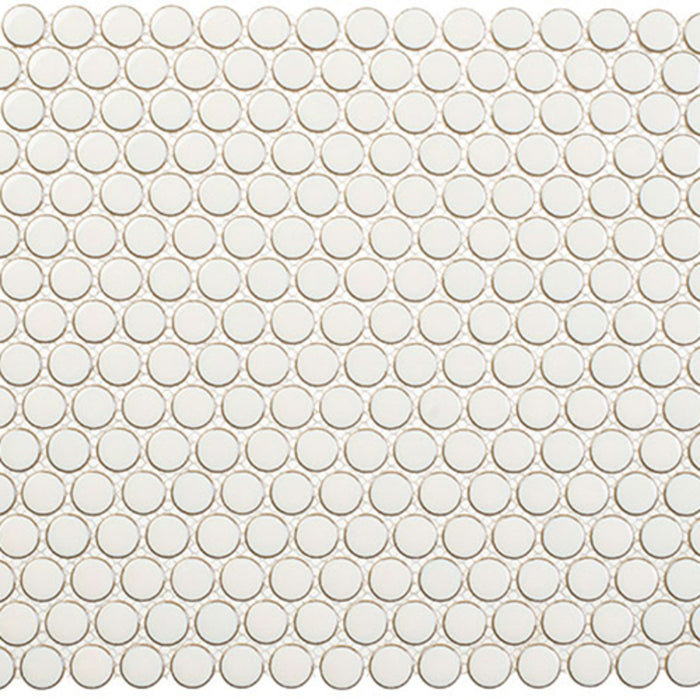 Effortless Collection - Penny Rounds in Relaxation Glass Tile