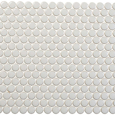Effortless Collection - Penny Rounds in Xen Breeze Glass Tile