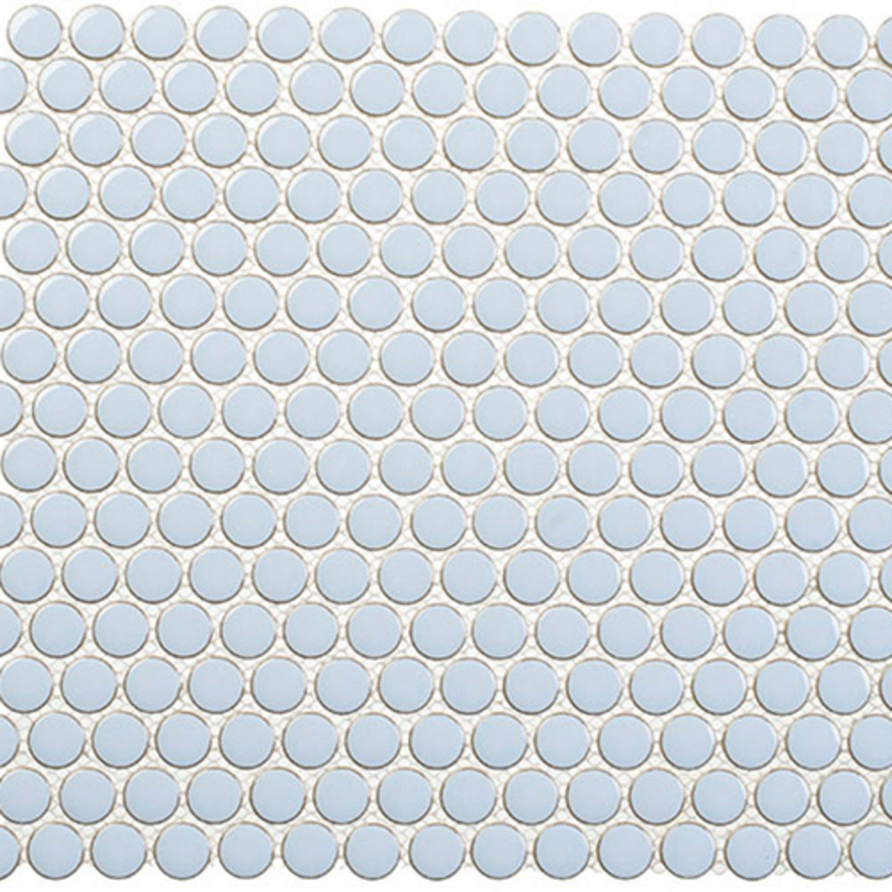 Effortless Collection - Penny Rounds in Kool Vibe Glass Tile
